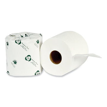 Eco Green® Recycled Two-ply Standard Toilet Paper, Septic Safe, White, 4" Wide, 500 Sheets-roll, 80 Rolls-carton freeshipping - TVN Wholesale